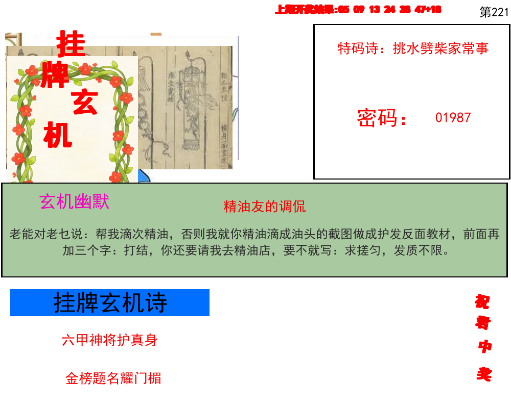 挂牌玄机图